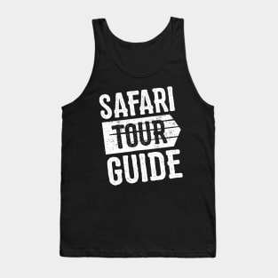 Safari Tour Guide Costume Kids Adult Funny Halloween Tank Top